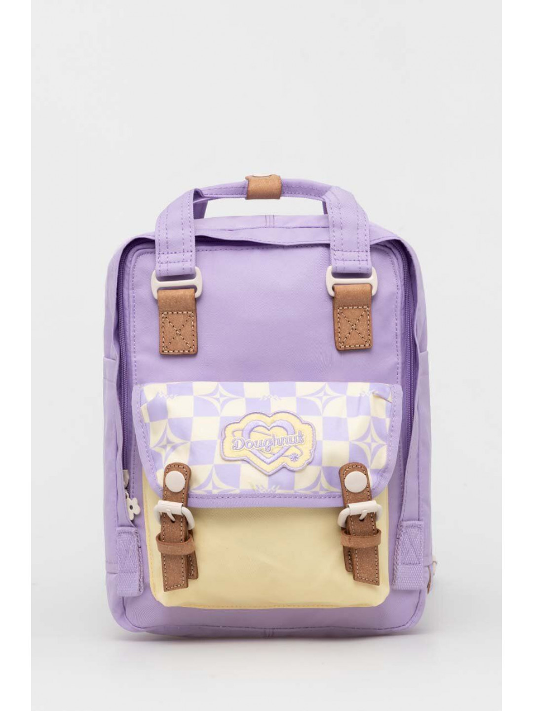 Batoh Doughnut Macaroon Mini Kaleido dámský fialová barva velký vzorovaný D124KD-000194